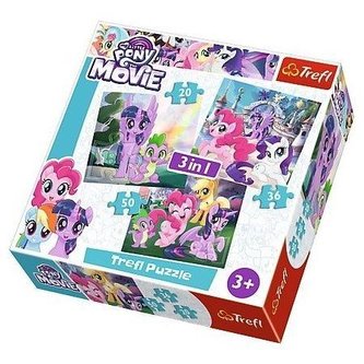 Puzzle 3w1 Magia Przyjaźni TREFL