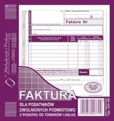 Faktura dla podatników zwolnionych...204-4E