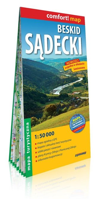 Comfort! map Beskid Sądecki 1:50 000 mapa Comfort! map Beskid Sądecki 1:50 000 mapa