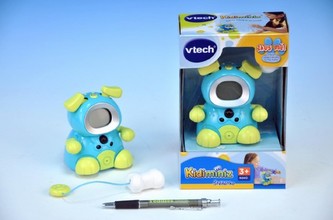 Kidiminiz VTech pejsek modrý česky mluvící na baterie 3xAAA v krabičce