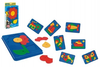 Edukační puzzle vkládačka loď Wader Friends on the move plast v krabici od 12 měsíců