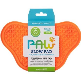 PetDreamHouse lízacia podložka Paw Lick Pad – oranžová