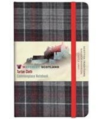 Waverley S.T. (M): Castle Grey Pocket Genuine Tartan Cloth Commonplace Notebook