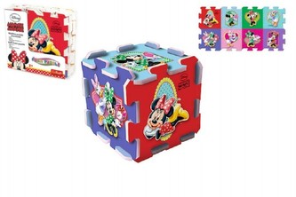 Pěnové puzzle Minnie 32x32x1,5cm 8ks