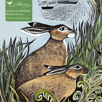 Adult Jigsaw Puzzle Angela Harding: Rathlin Hares (500 Pieces): 500-Piece Jigsaw Puzzles
