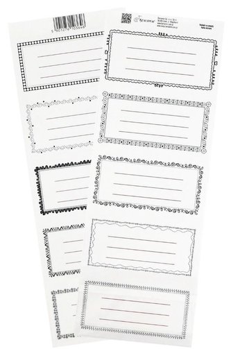 Naklejki na zeszyty No Name - Dziewczynka