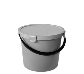 Vedro s vekom 10l šedá