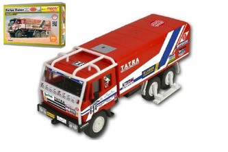 Stavebnice Monti 10.1 Rallye Dakar Tatra 815 1:48 limitovaná edice 30. výročí v krabici 22x15x6cm