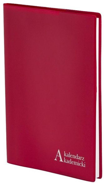 Kalendarz Akademicki A5 2021/2022 tyg.PCV Bordo