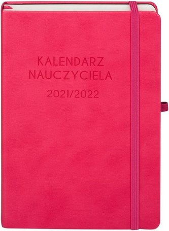 Kalendarz 2021/2022 A5 Nauczyciela różowy DNS