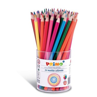 Pastelky šestihranné PRIMO, tuha Ø 2,9mm, 72ks, PP etue
