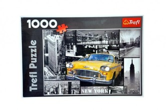 Puzzle  New York koláž 68x48cm 1000dílků v krabici 40x27x6cm