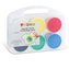 Prstové barvy na textil PRIMO, sada 6 x 100g, kelímky, PP box