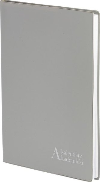 Kalendarz Akademicki A5 2021/2022 tyg.PCV Szary
