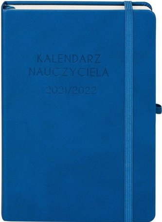 Kalendarz 2021/2022 A5 Nauczyciela niebieski DNS