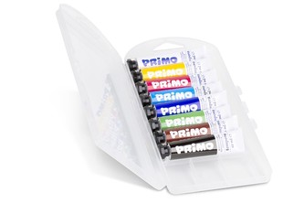 Temperové barvy PRIMO, sada 8 x 12ml, tuby