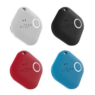 Lokátor FIXED Smile PRO Smart tracker , 4-PACK, černý, bílý, modrý, červený