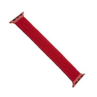 Řemínek FIXED Nylon Strap elastický nylonový pro Apple Watch 42/44mm, velikost S, červený