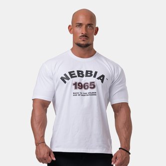 Tričko Golden era White - NEBBIA - Velikost L