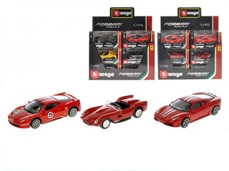 Auto Bburago 1:43 Ferrari Race & Play 12druhů 12ks v DBX