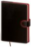 Diář 2022 Flip - černo/červený, denní, A5