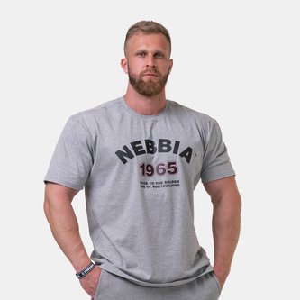Tričko Golden era Grey - NEBBIA - Velikost XXL