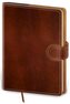 Diář 2022 Flip - hnědo/hnědý, denní, A5
