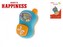 Chrastítko telefonek plast 9cm s kuličkami Baby´s Happiness 3m+ na kartě