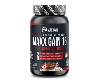Maxxwin - MAXX Gain 15 1500 g - tmavá čokoláda