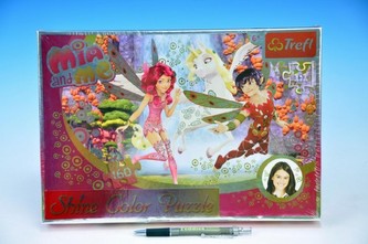 Puzzle lesklé Mia and Me 41x27,8cm 160 dílků v krabici 34x23x3,5cm