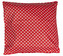 Povláček bavlněný satén - puntík červený - 40x40cm
