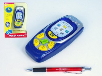 Telefon mobil pro nejmenší 5 melodií v krabičce od 18 měsíců