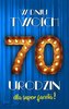 Karnet Urodziny 70 męskie 2K - 024