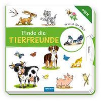 Pappbilderbuch Finde die Tierfreunde