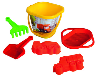 Sada na písek Tatra 6ks plast v síťce 18x23x18cm