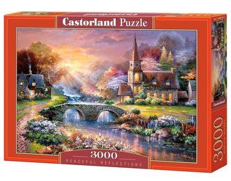Puzzle 3000 Pokojných odrazov CASTORA