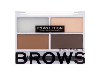 Revolution Sada na úpravu obočí Colour Cult Dark (Brow Palette) 3,2 g Odstín Medium woman