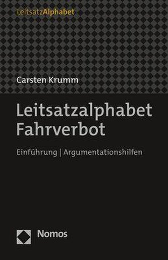 Leitsatzalphabet Fahrverbot