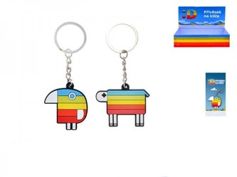 Přívěsek na klíče Duháček/Ovečka 9cm 1 ks / 2 druhy