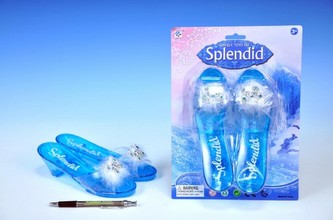 Črievičky Princezná zimný plast 19cm na karte