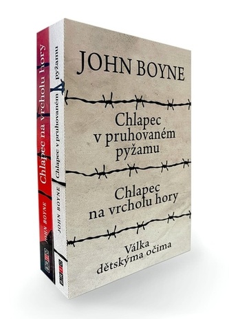Chlapec v pruhovaném pyžamu / Chlapec na vrcholu hory. Komplet.