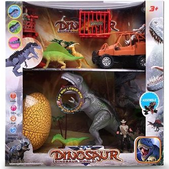 Zestaw dinozaurów z dźwiękiem i światłem