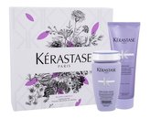 Kérastase Blond Absolu šampon Blond Absolu Bain Ultra-Violet Anti-Brass Purple Shampoo 250 ml + balzám na vlasy Blond Absolu Cicaflash Intense Fortifying Treatment 250 ml