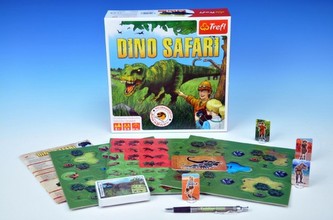 Dinosaurus Safari společenská hra v krabici 26x26x8cm Trefl