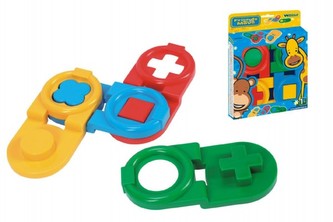 Edukační domino Wader plast Friends on the move v krabici