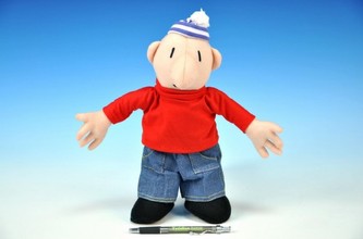 Postavička Mat plyš 30cm v sáčku Pat a Mat 0m+
