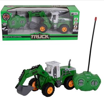 RC bager s batériovým pohonom traktora