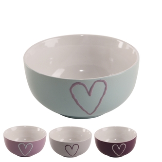 Miska HEART kulatá pr. 13 cm