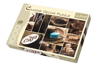 Puzzle Cuisine Decor - Kavárna 1000 dílků 68,3x48cm v krabici