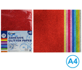 Blok kartonów samoprzylepnych brokat A4/10K 87718